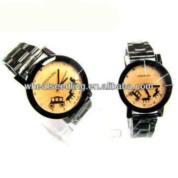 2013 cartoon design couple watch set JW-45